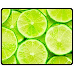 Limes 3 Fleece Blanket (medium)  by trendistuff