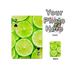 Limes 3 Playing Cards 54 (mini)  by trendistuff