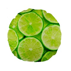 Limes 3 Standard 15  Premium Round Cushions by trendistuff