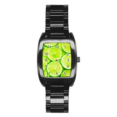 Limes 3 Stainless Steel Barrel Watch by trendistuff