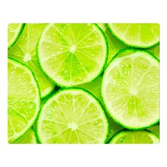 Limes 3 Double Sided Flano Blanket (large)  by trendistuff