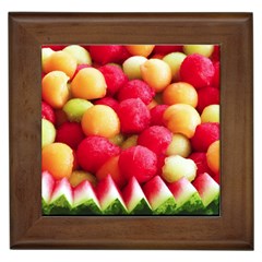 Melon Balls Framed Tiles by trendistuff