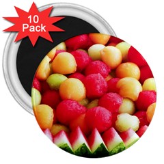 Melon Balls 3  Magnets (10 Pack)  by trendistuff