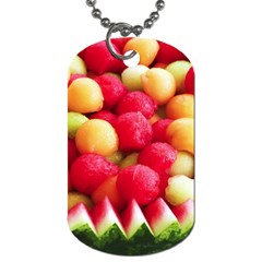 Melon Balls Dog Tag (one Side) by trendistuff