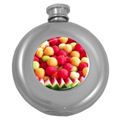 MELON BALLS Round Hip Flask (5 oz)