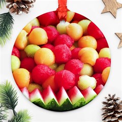 MELON BALLS Round Ornament (Two Sides)