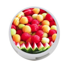 Melon Balls 4-port Usb Hub (one Side) by trendistuff