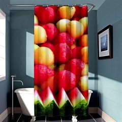 Melon Balls Shower Curtain 36  X 72  (stall)  by trendistuff