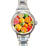 MIXED FRUIT 1 Round Italian Charm Watch