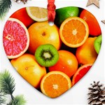 MIXED FRUIT 1 Ornament (Heart)