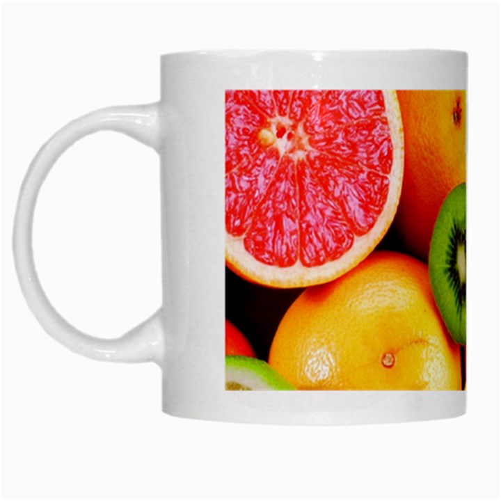 MIXED FRUIT 1 White Mugs