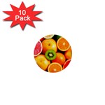 MIXED FRUIT 1 1  Mini Buttons (10 pack) 