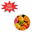 MIXED FRUIT 1 1  Mini Buttons (100 pack) 