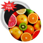 MIXED FRUIT 1 3  Magnets (100 pack)