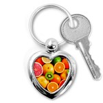 MIXED FRUIT 1 Key Chains (Heart) 