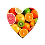 MIXED FRUIT 1 Heart Magnet