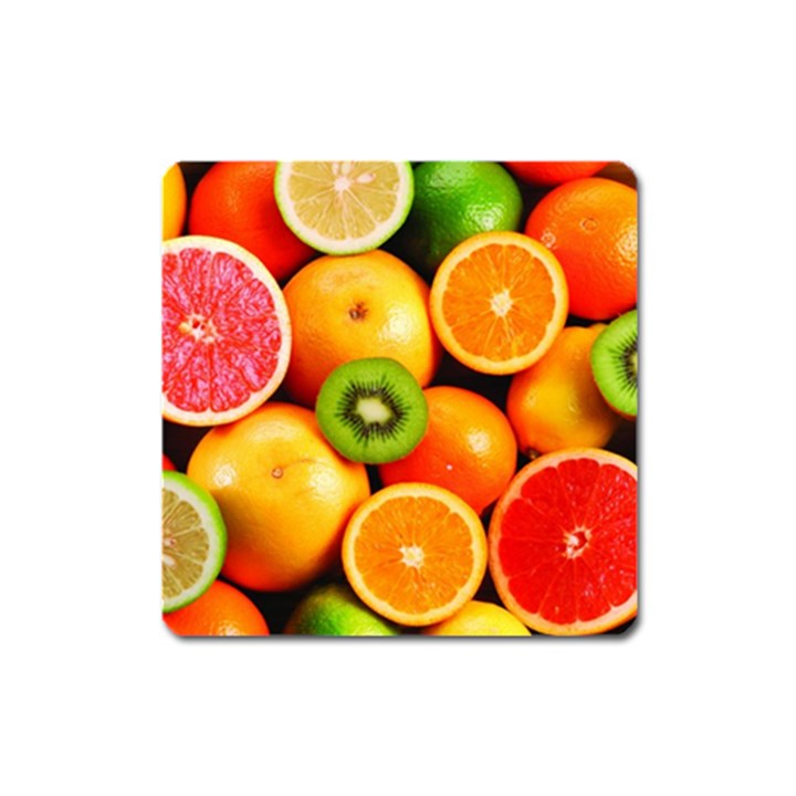 MIXED FRUIT 1 Square Magnet