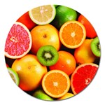 MIXED FRUIT 1 Magnet 5  (Round)