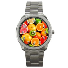 Mixed Fruit 1 Sport Metal Watch by trendistuff