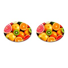 Mixed Fruit 1 Cufflinks (oval) by trendistuff