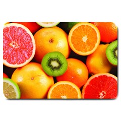 Mixed Fruit 1 Large Doormat  by trendistuff