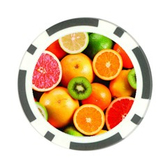 Mixed Fruit 1 Poker Chip Card Guard (10 Pack) by trendistuff