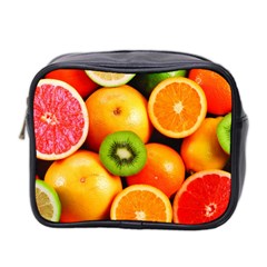 Mixed Fruit 1 Mini Toiletries Bag 2-side by trendistuff