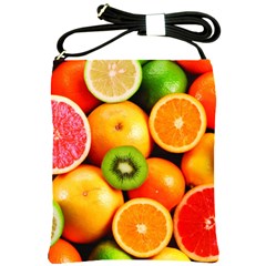 Mixed Fruit 1 Shoulder Sling Bags by trendistuff