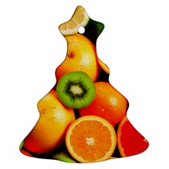 Mixed Fruit 1 Christmas Tree Ornament (two Sides) by trendistuff