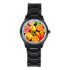 Mixed Fruit 1 Stainless Steel Round Watch by trendistuff