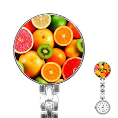 Mixed Fruit 1 Stainless Steel Nurses Watch by trendistuff