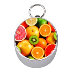 Mixed Fruit 1 Mini Silver Compasses by trendistuff