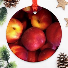 Nectarines Ornament (round) by trendistuff