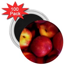 Nectarines 2 25  Magnets (100 Pack)  by trendistuff