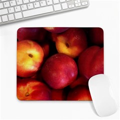 Nectarines Large Mousepads by trendistuff