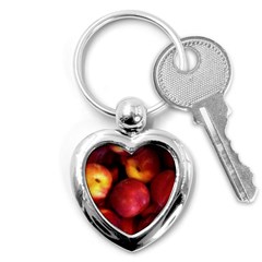 Nectarines Key Chains (heart)  by trendistuff