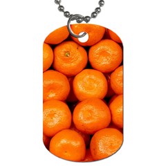 Oranges 1 Dog Tag (one Side) by trendistuff