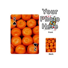 Oranges 1 Playing Cards 54 (mini)  by trendistuff