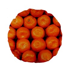 Oranges 1 Standard 15  Premium Flano Round Cushions by trendistuff