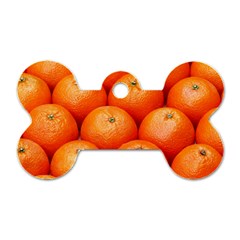 Oranges 2 Dog Tag Bone (one Side) by trendistuff