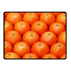 Oranges 2 Double Sided Fleece Blanket (small)  by trendistuff