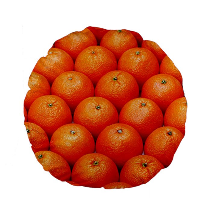 ORANGES 2 Standard 15  Premium Flano Round Cushions