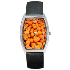 Oranges 3 Barrel Style Metal Watch by trendistuff