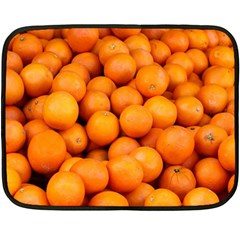 Oranges 3 Double Sided Fleece Blanket (mini)  by trendistuff