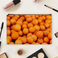 Oranges 3 Cosmetic Bag (large)  by trendistuff