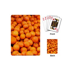 Oranges 3 Playing Cards (mini)  by trendistuff