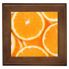 Oranges 4 Framed Tiles by trendistuff