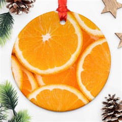 Oranges 4 Ornament (round) by trendistuff