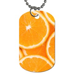 Oranges 4 Dog Tag (two Sides) by trendistuff