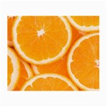 ORANGES 4 Small Glasses Cloth Front